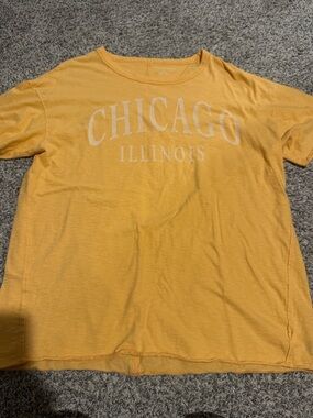 American Eagle Orange Crew Neck Tee